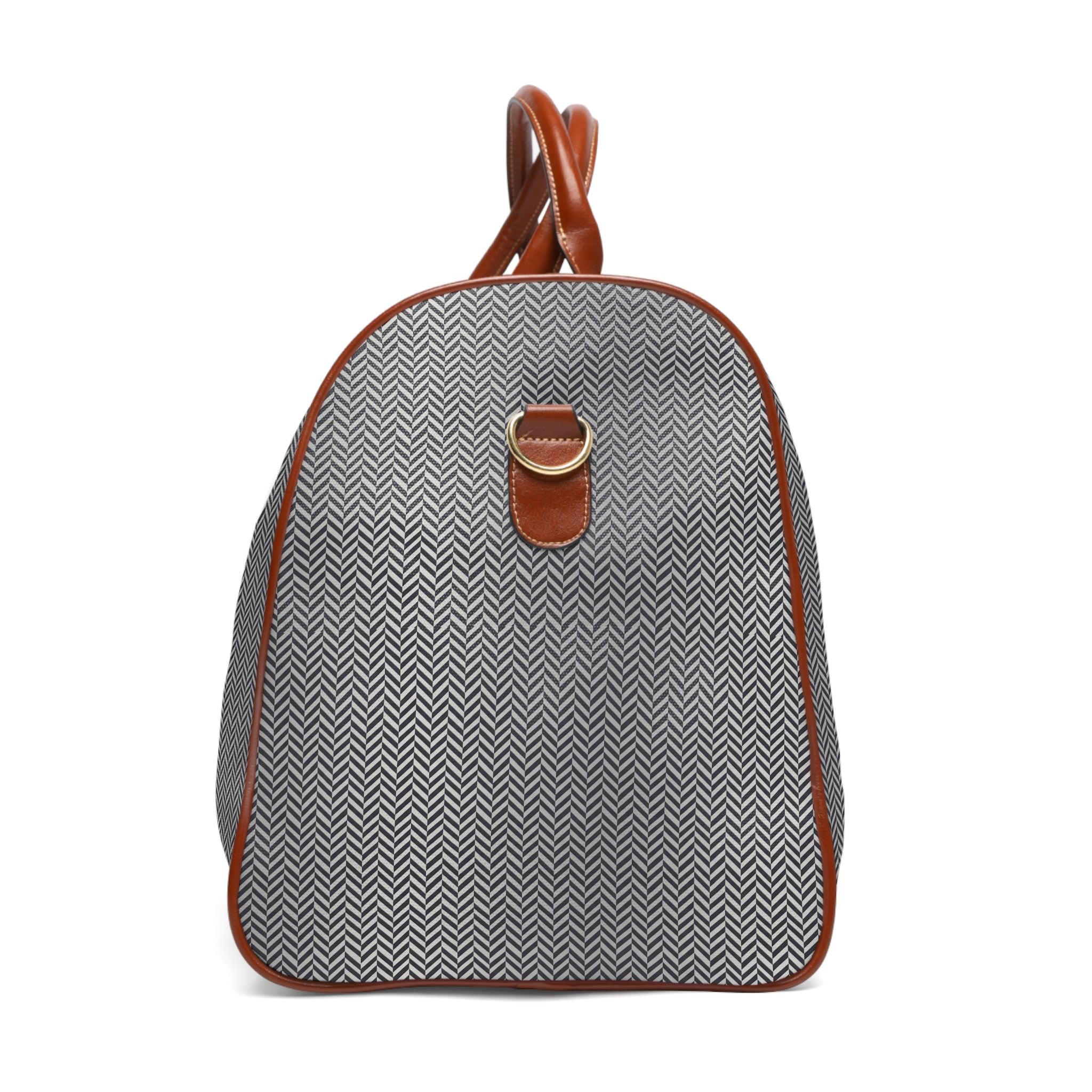 Ombremont - Silver Herringbone Mist Travel Bag
