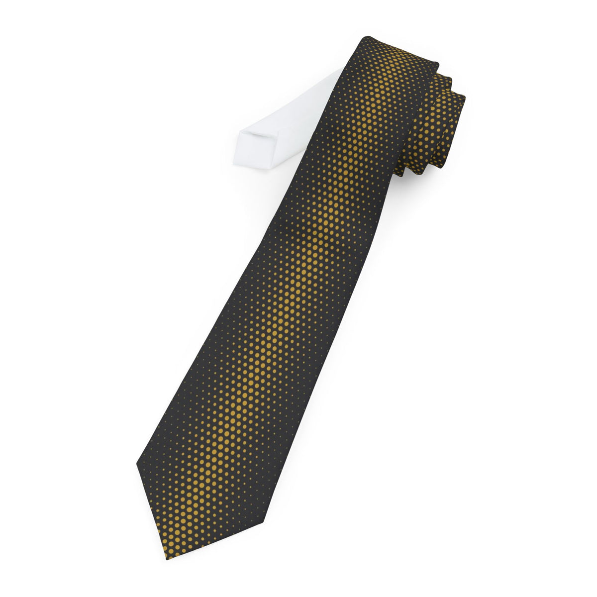 Lewenhaupt Satin Edition - Black Graduated Dot Tie
