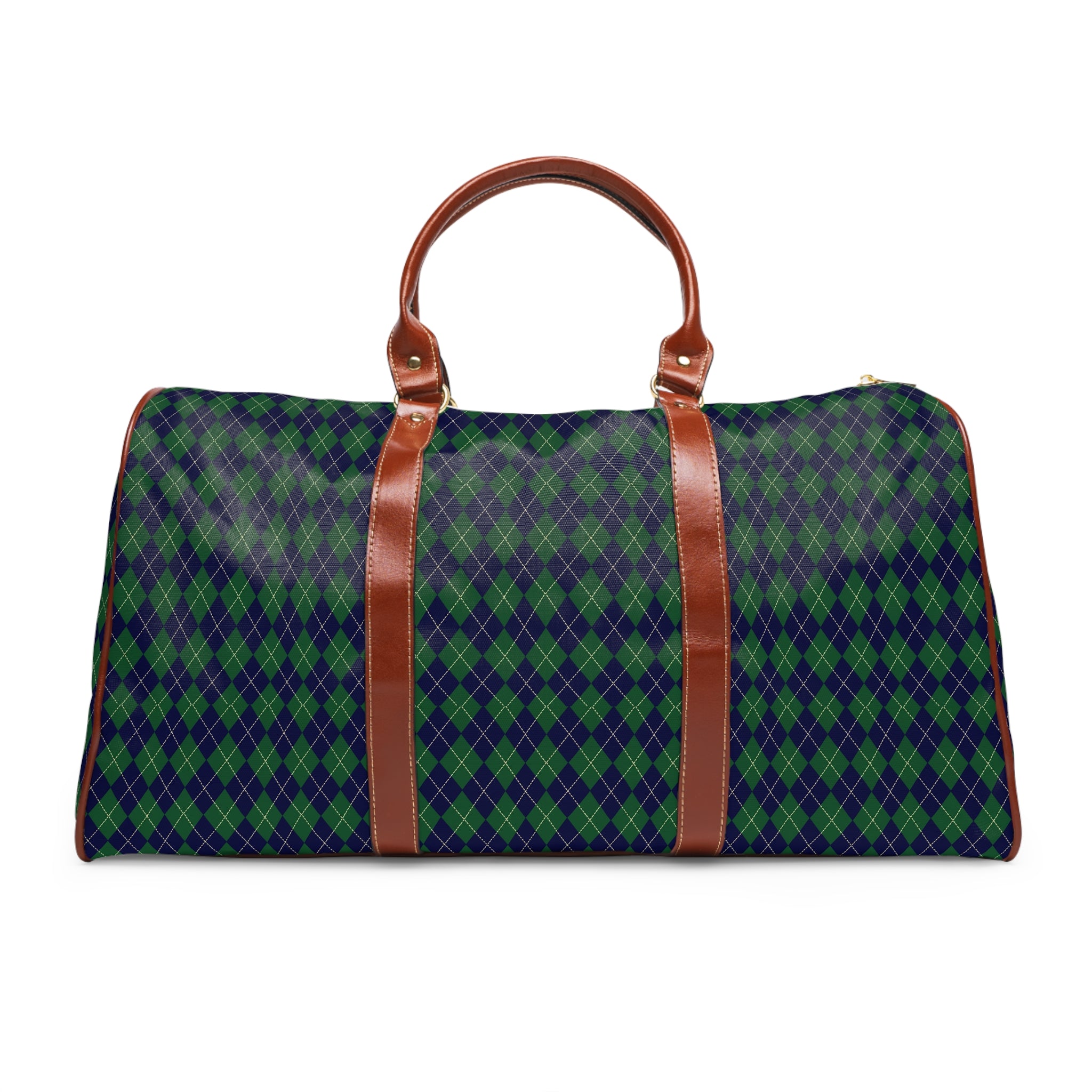 Zafra - Heritage Argyle Green Travel Bag