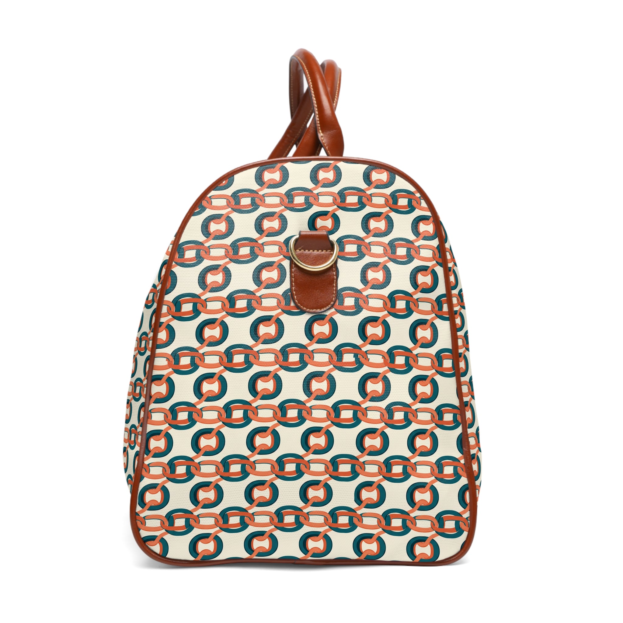 Ravensden - Coral Teal Chain Link Travel Bag