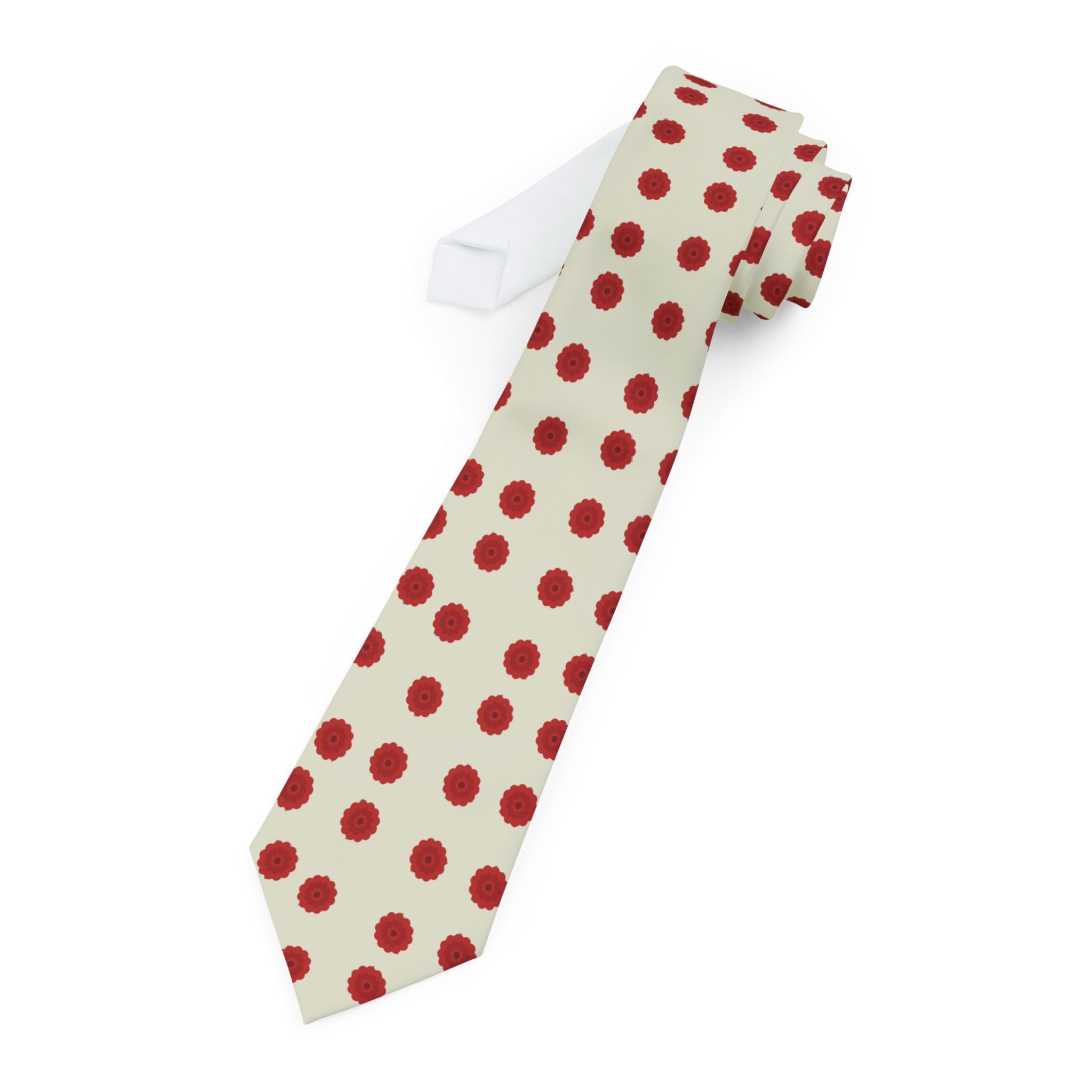 Lurs Talisman Tie - Scarlet Tulip Rows