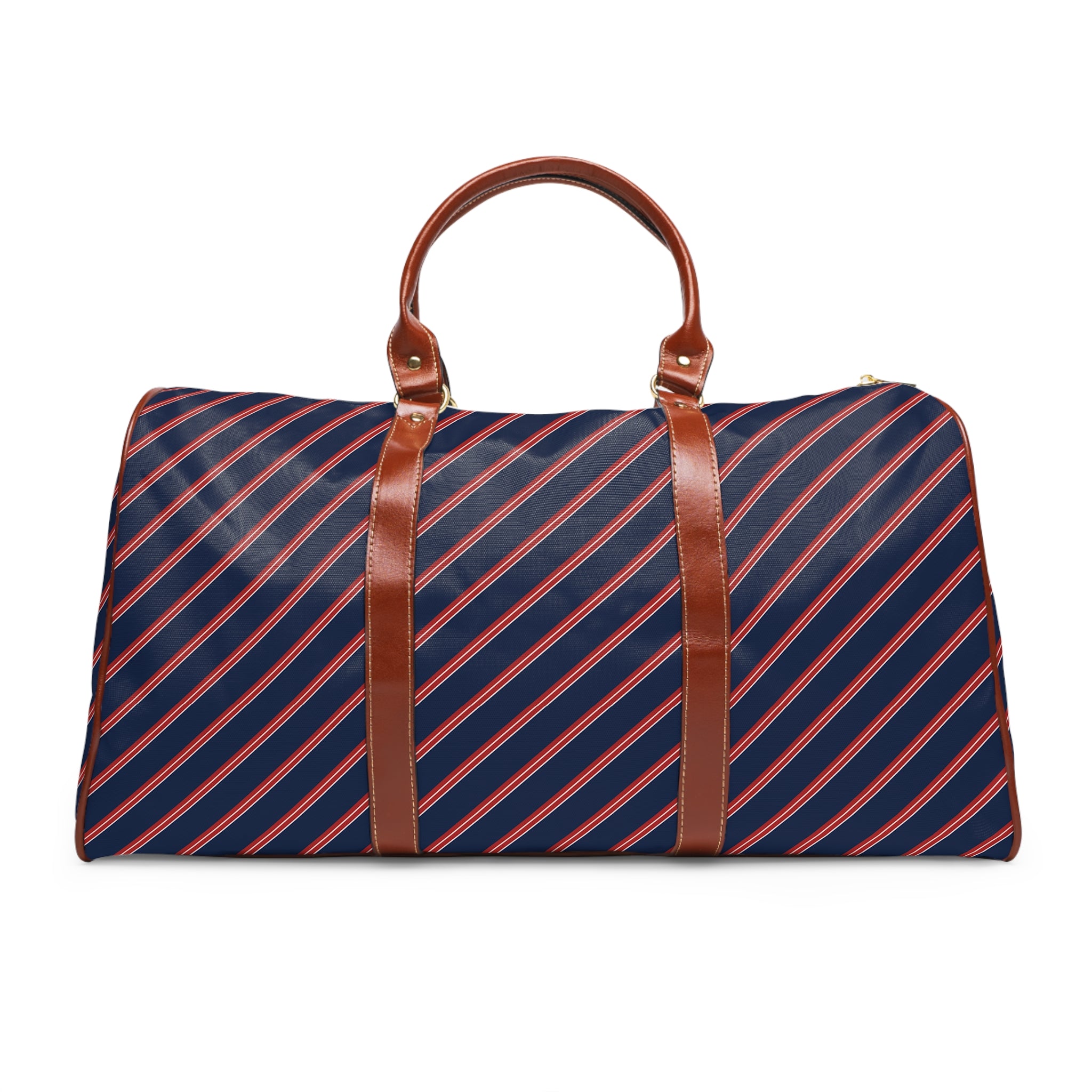 Sospel - Navy Red Club Stripe Travel Bag