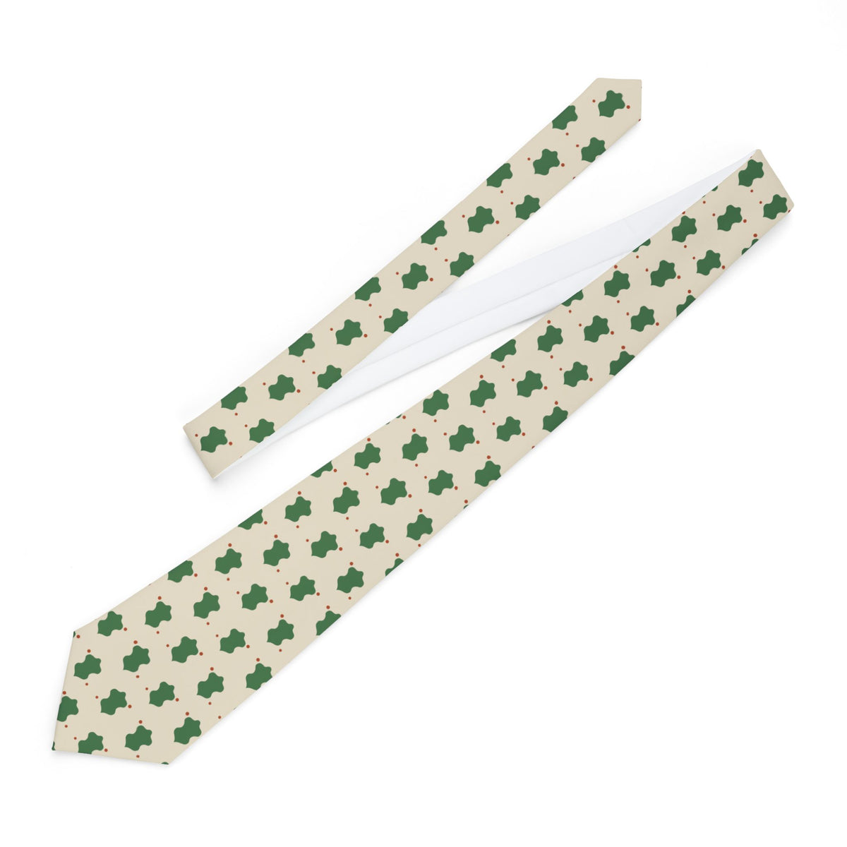 Wolhusen Talisman Tie - Leaf Cutout Olive