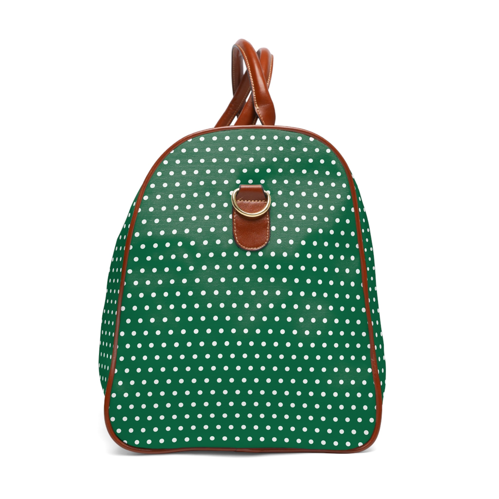 Pavone - Emerald White Pin Dot Travel Bag