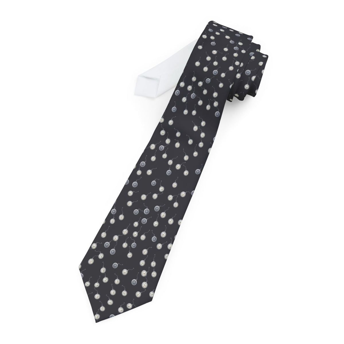Chodkiewicz Satin Edition - Charcoal & Silver Pocket Watch Tie