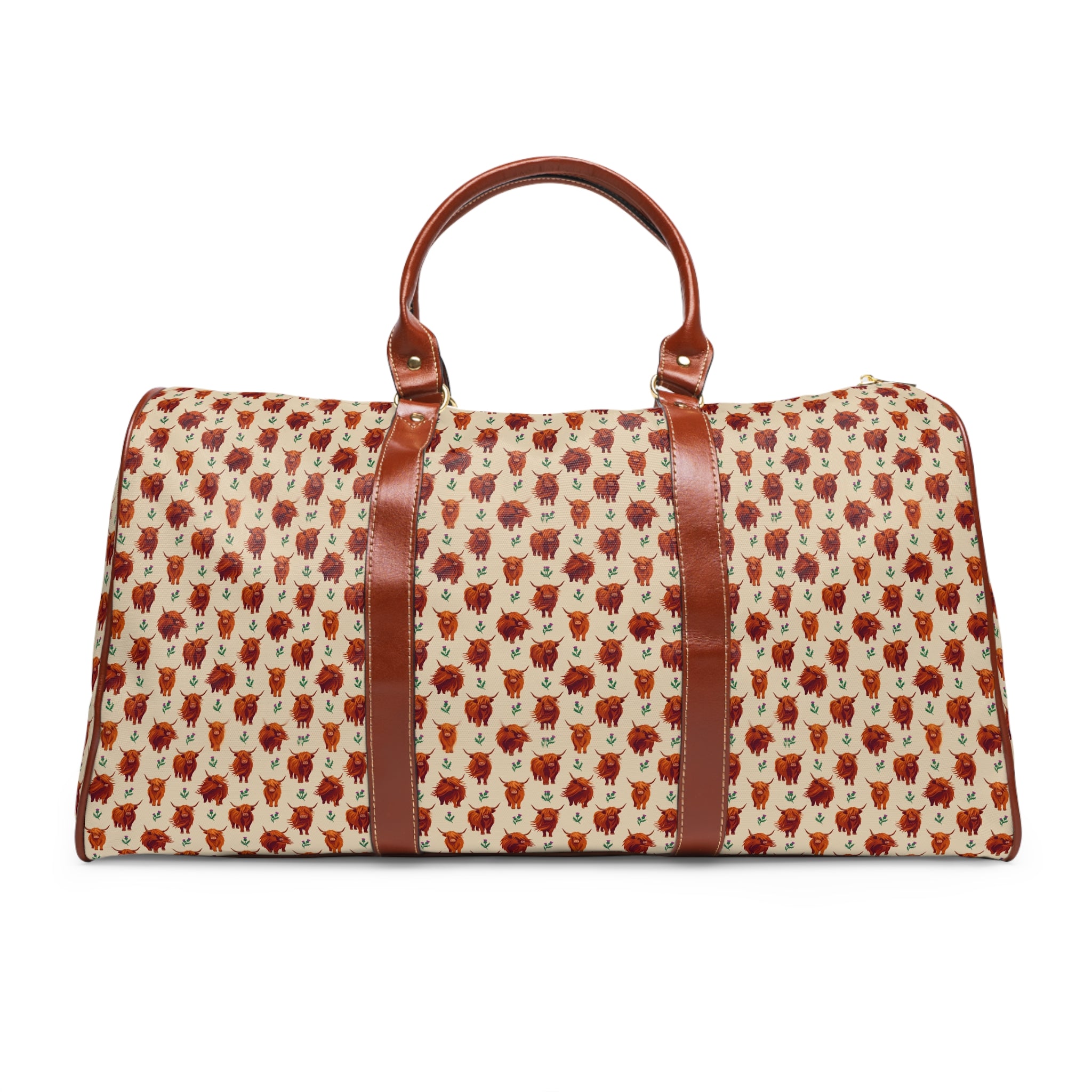 Salers - Highland Cattle Charm Travel Bag