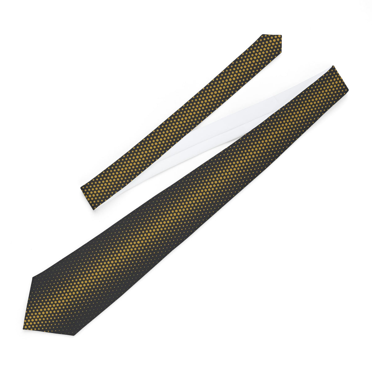 Lewenhaupt Satin Edition - Black Graduated Dot Tie