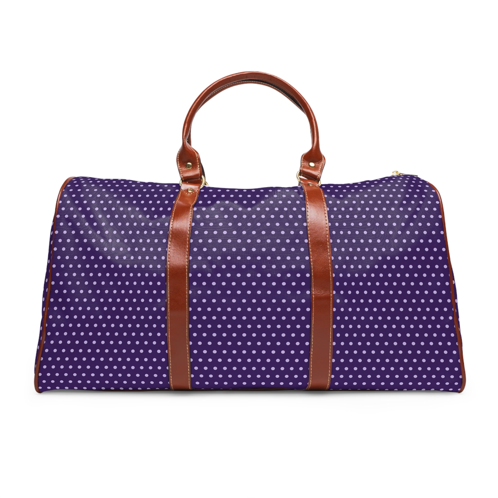 Iverness - Deep Purple Lavender Pin Dot Travel Bag