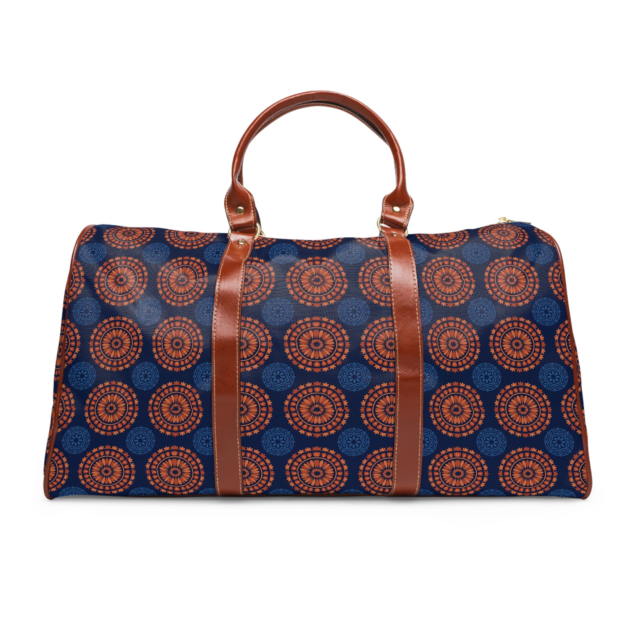 Perigord - Burnt Orange Medallion Travel Bag