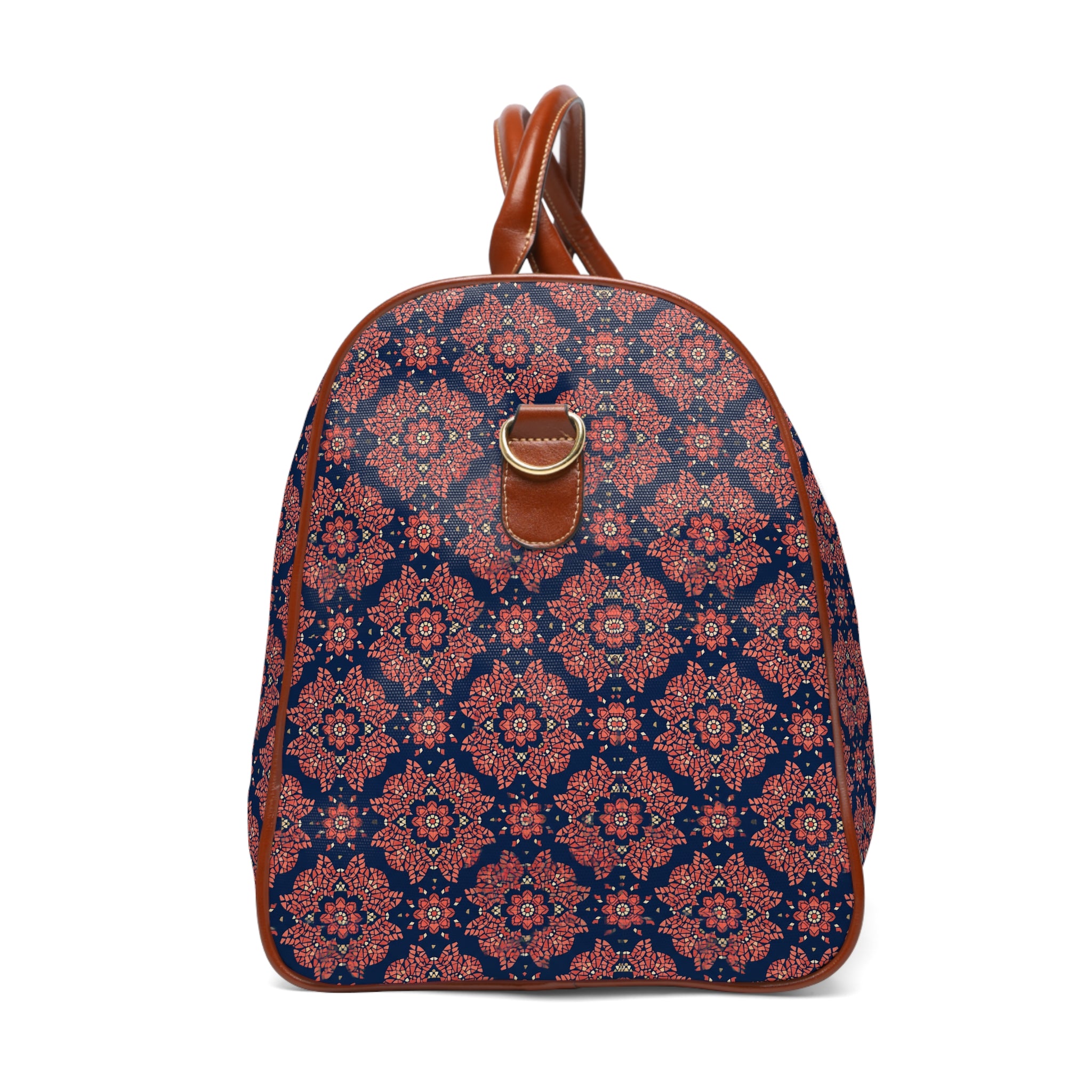Cadaques - Coral Mosaic Bloom Travel Bag