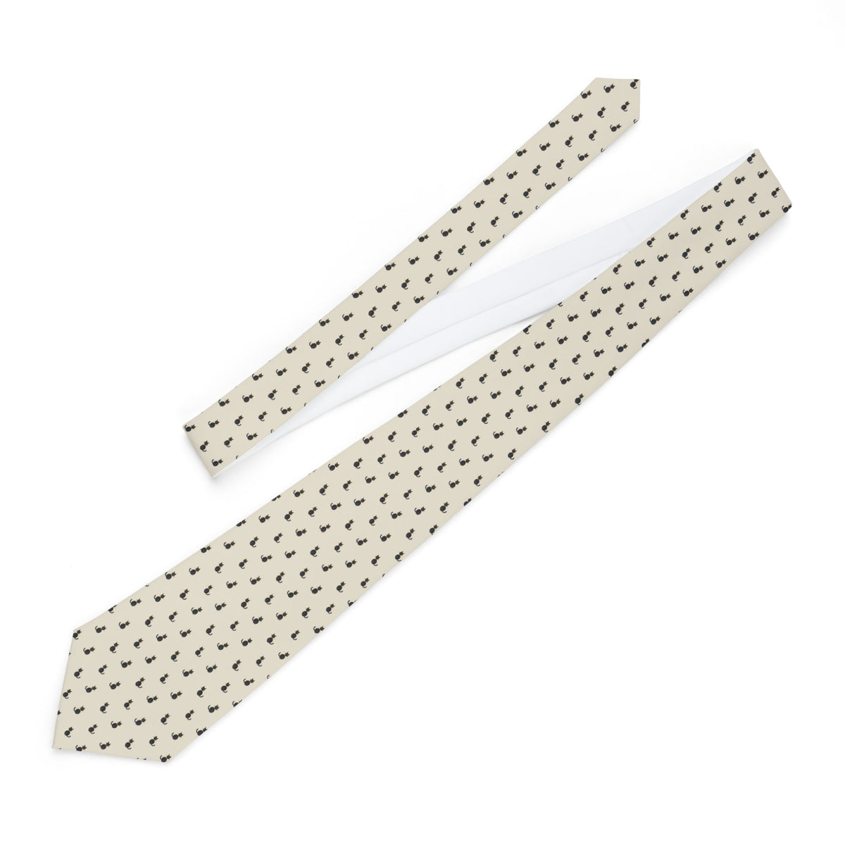 Buttes Talisman Tie - Black Cat Prowl