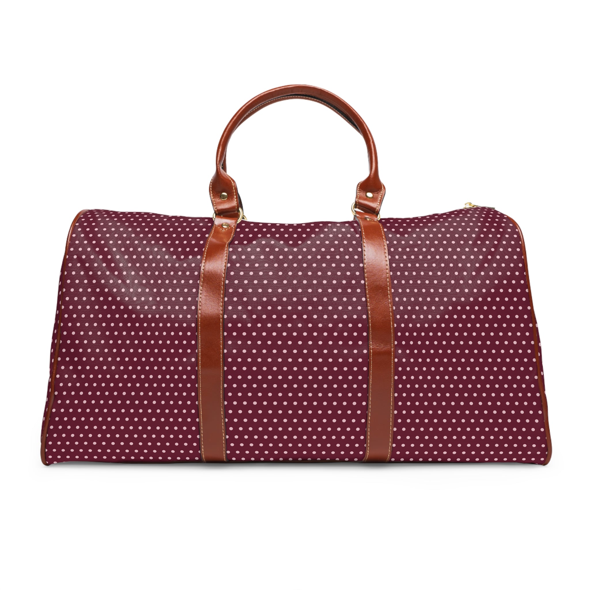 Lindoro - Wine Blush Pin Dot Travel Bag
