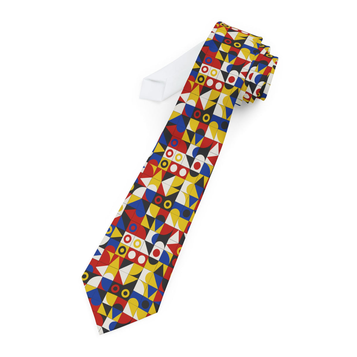 Dyre Satin Edition - Red, Blue & Yellow Bauhaus Tie
