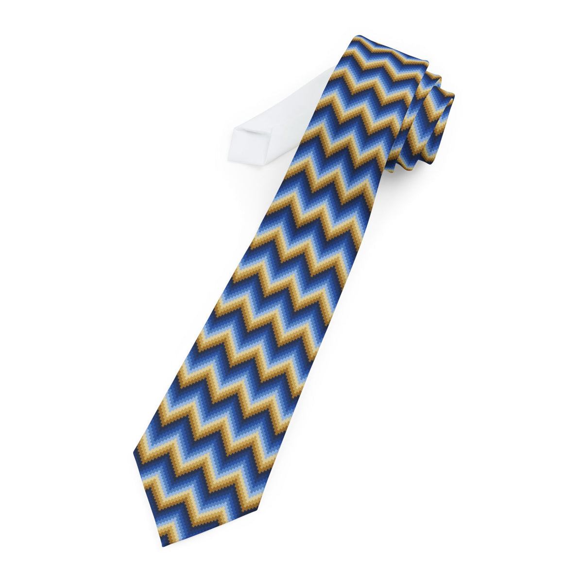 Grandfontaine Talisman Tie - Bargello Flame Stitch
