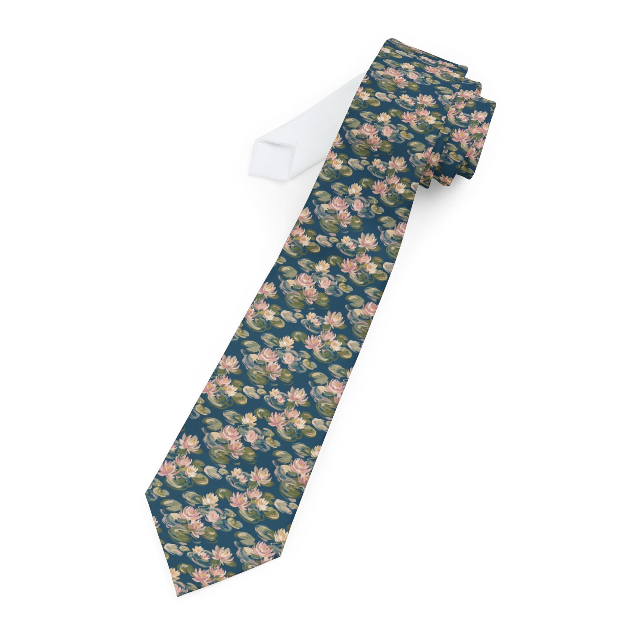 Giverny Talisman Tie - Water Lily Reverie