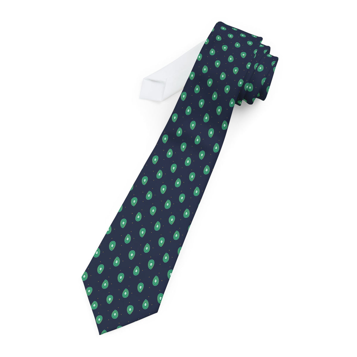 Ascona Talisman Tie - Oversized Emerald Paisley