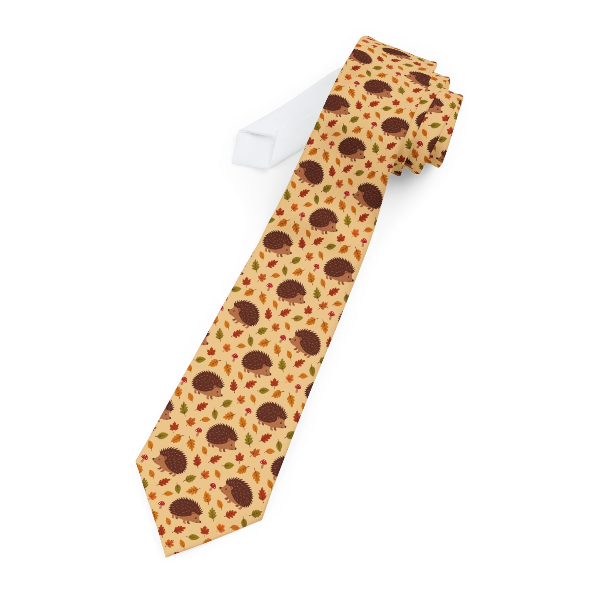 Wetherby Talisman Tie - Hedgehog Autumn Amble