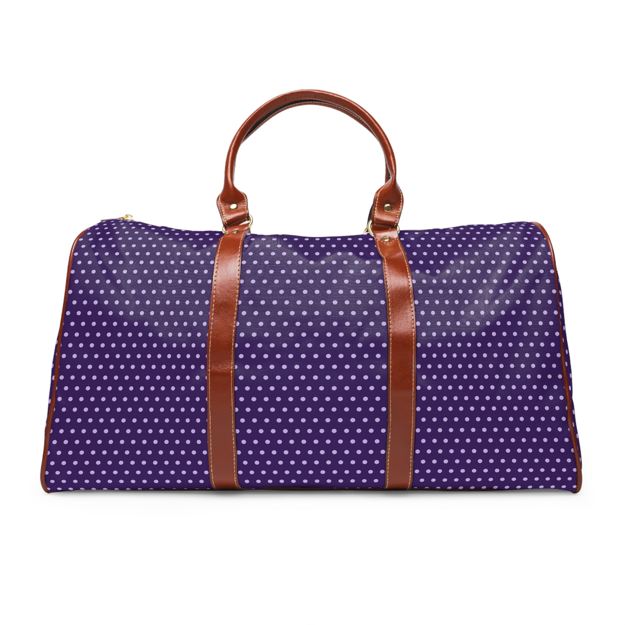 Iverness - Deep Purple Lavender Pin Dot Travel Bag
