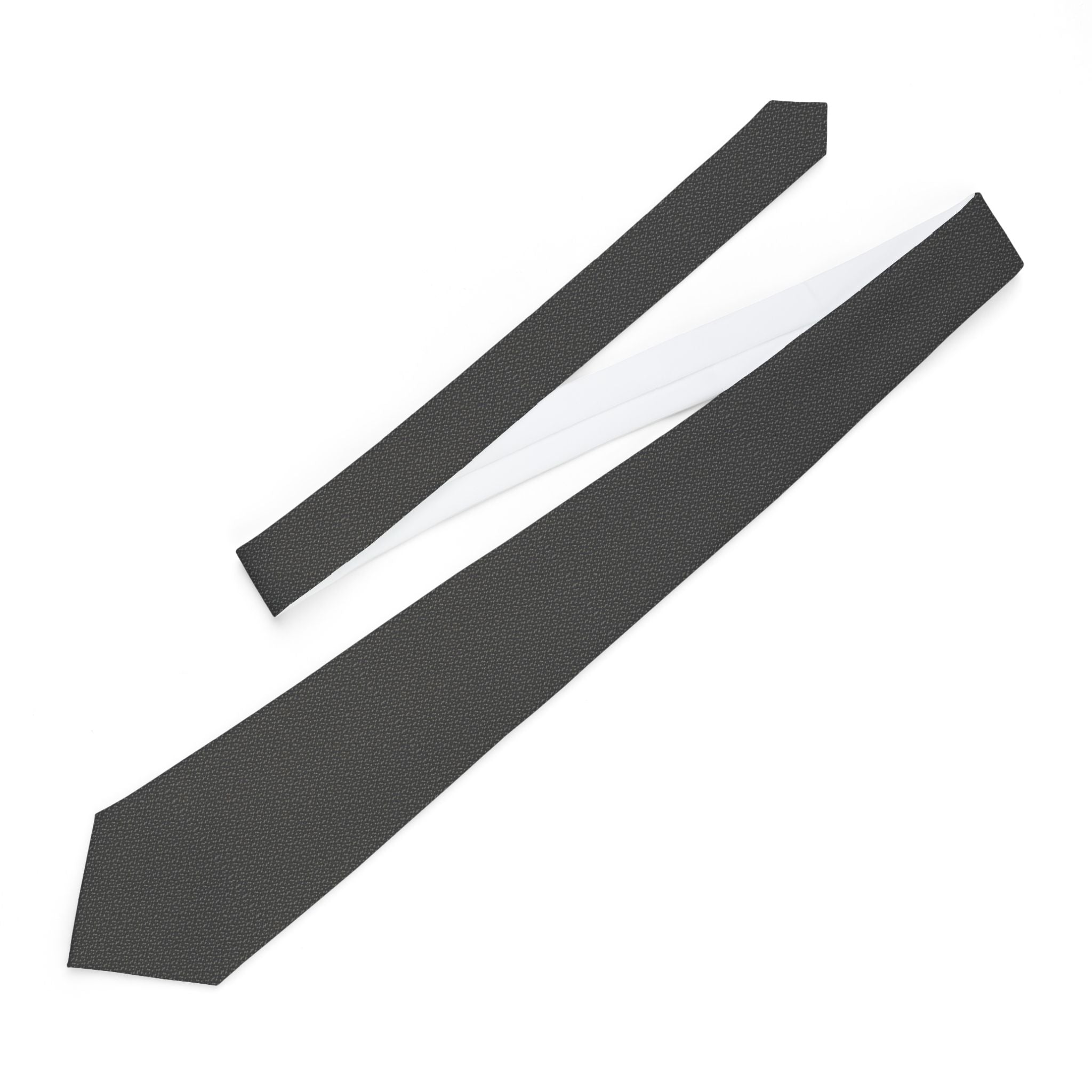 Zinal Talisman Tie - Oat Charcoal Barleycorn