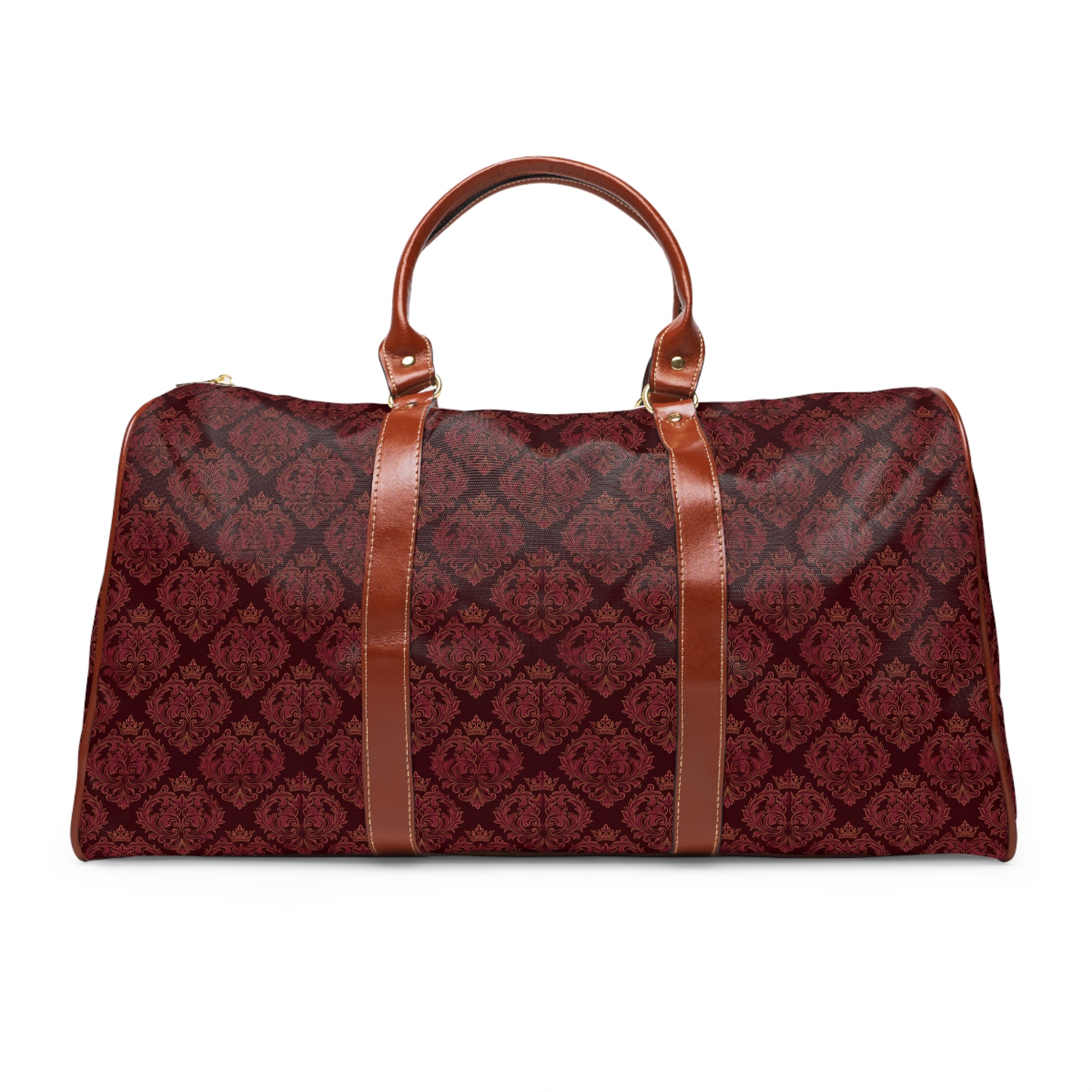 Yvoire - Claret Damask Royale Travel Bag