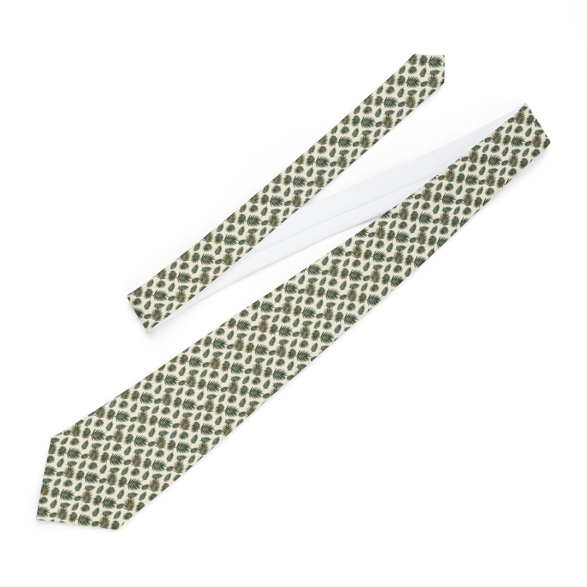 Casale Talisman Tie - Green Palm Cream