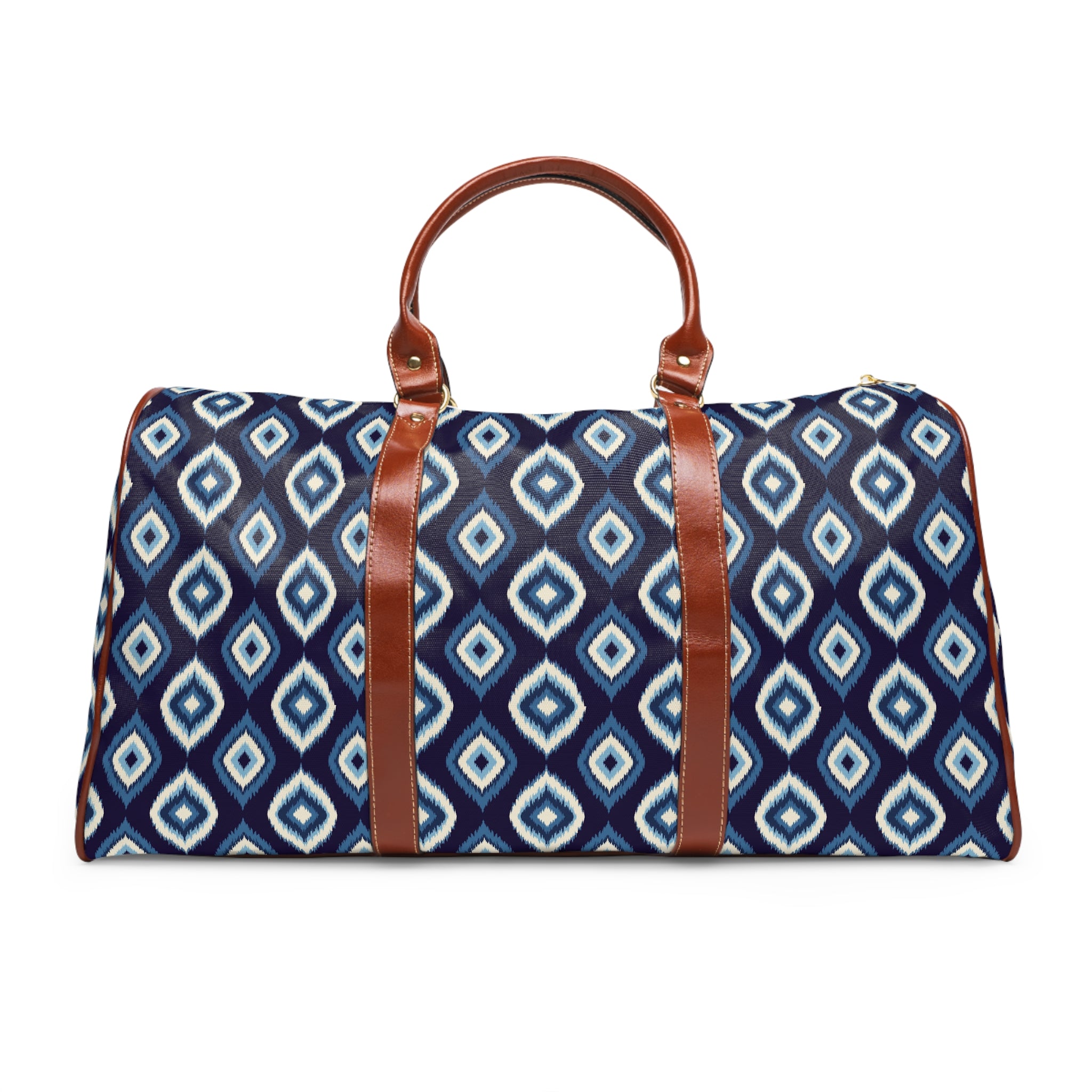 Ainhoa - Indigo Ikat Diamond Travel Bag