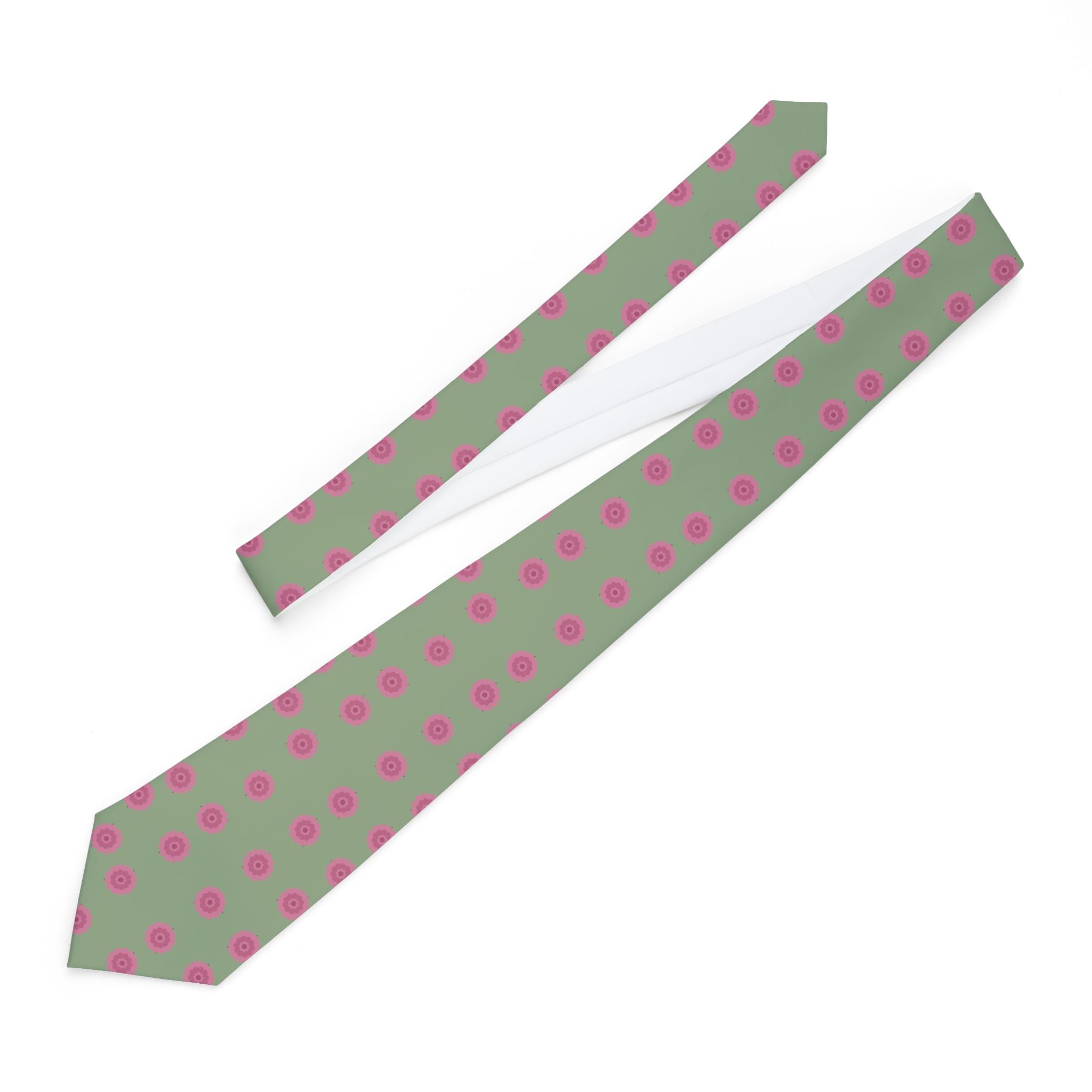 Bogno Talisman Tie - Pink Peony Sage
