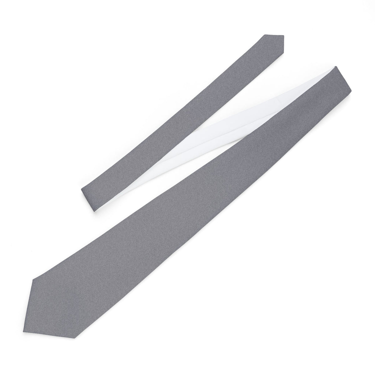 Coglio Talisman Tie - Heather Gray Flannel Melange