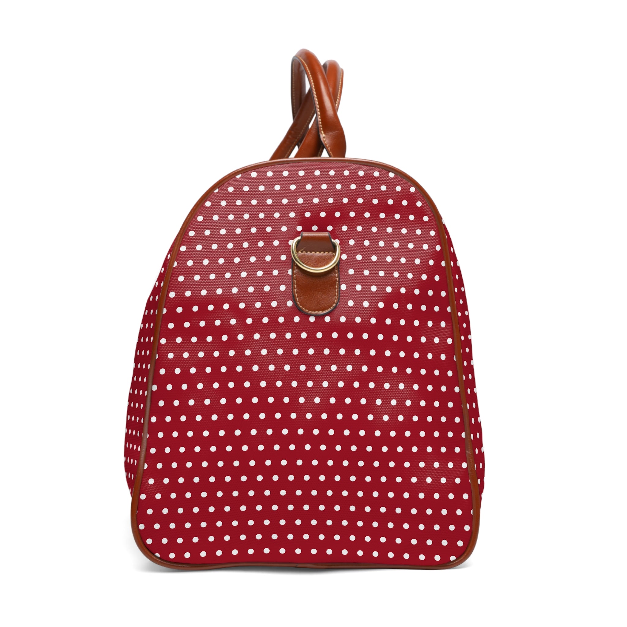 Novara - Crimson White Pin Dot Travel Bag