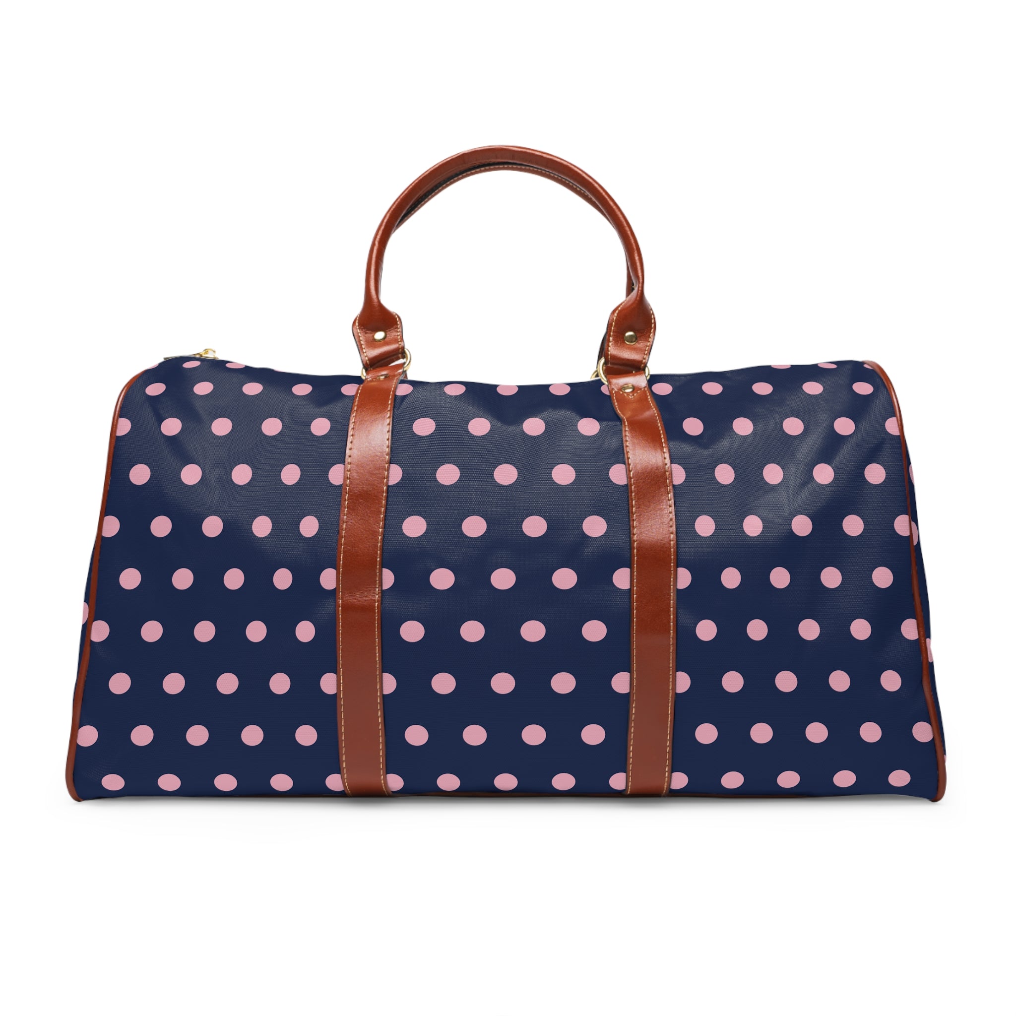 Aubrac - Navy Pink Bold Dot Travel Bag