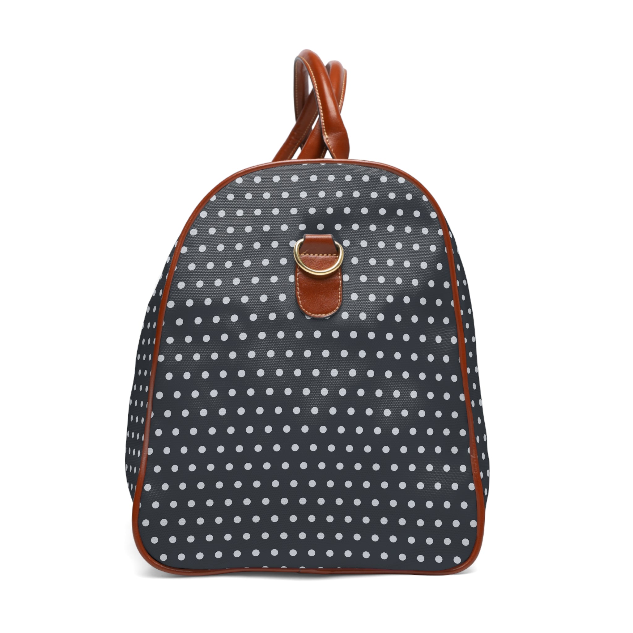 Quessant - Graphite Silver Pin Dot Travel Bag