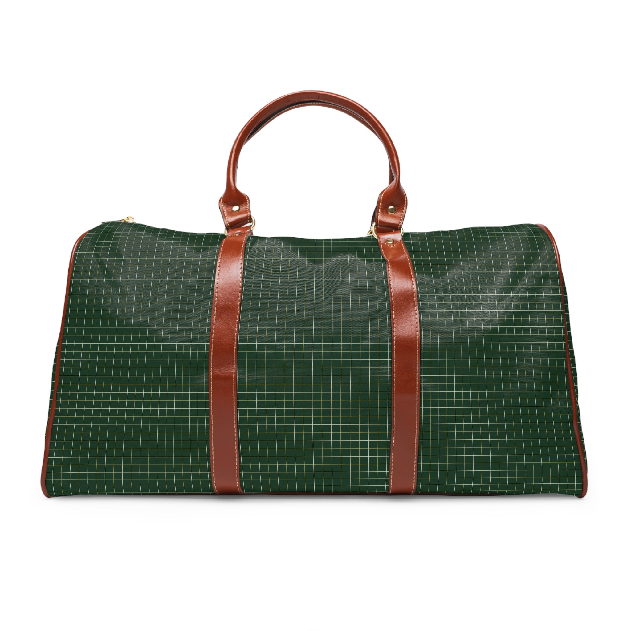 Roure - Forest Beige Tattersall Travel Bag