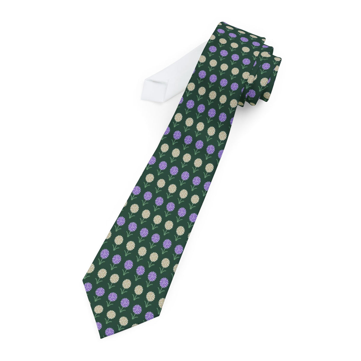 Ortenburg Satin Edition - Forest & Ivory Allium Tie