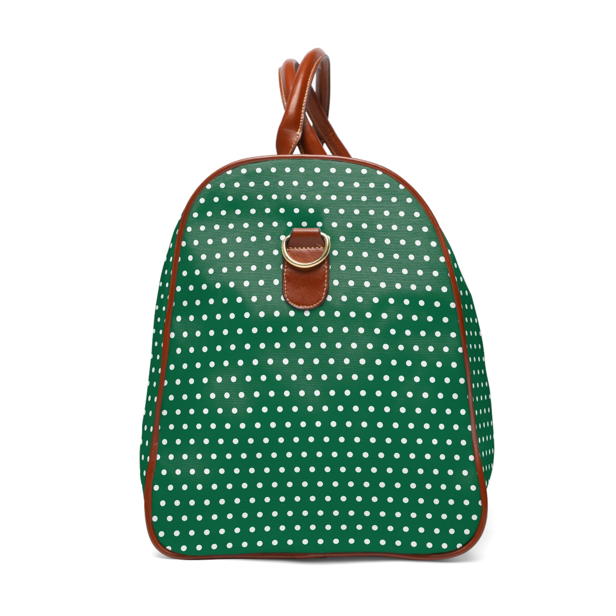 Pavone - Emerald White Pin Dot Travel Bag