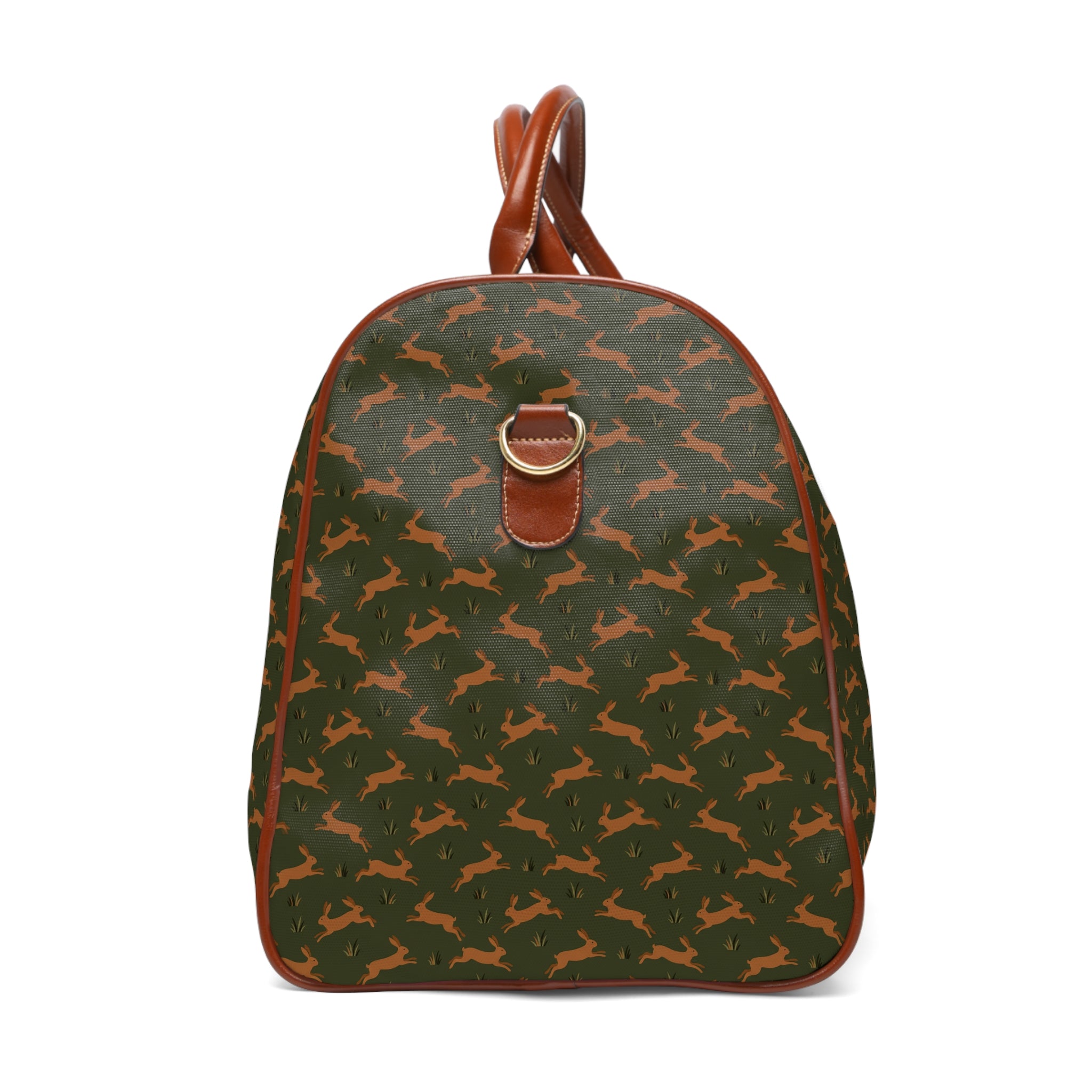 Cluny - Leaping Hare Olive Travel Bag