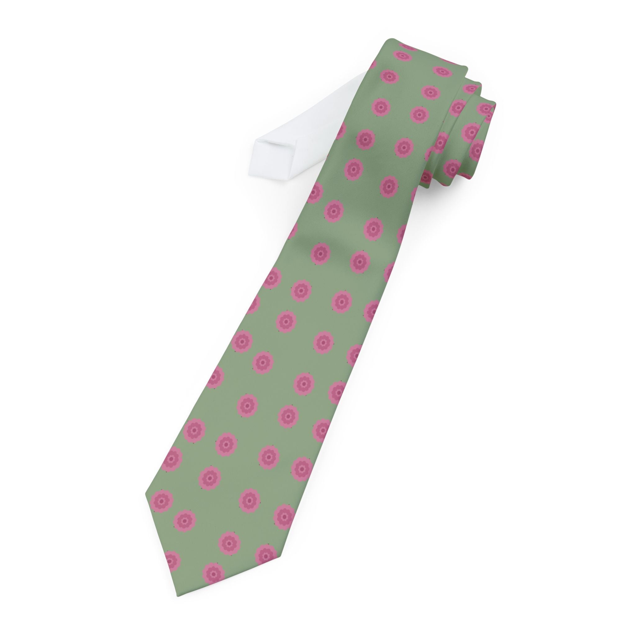Bogno Talisman Tie - Pink Peony Sage