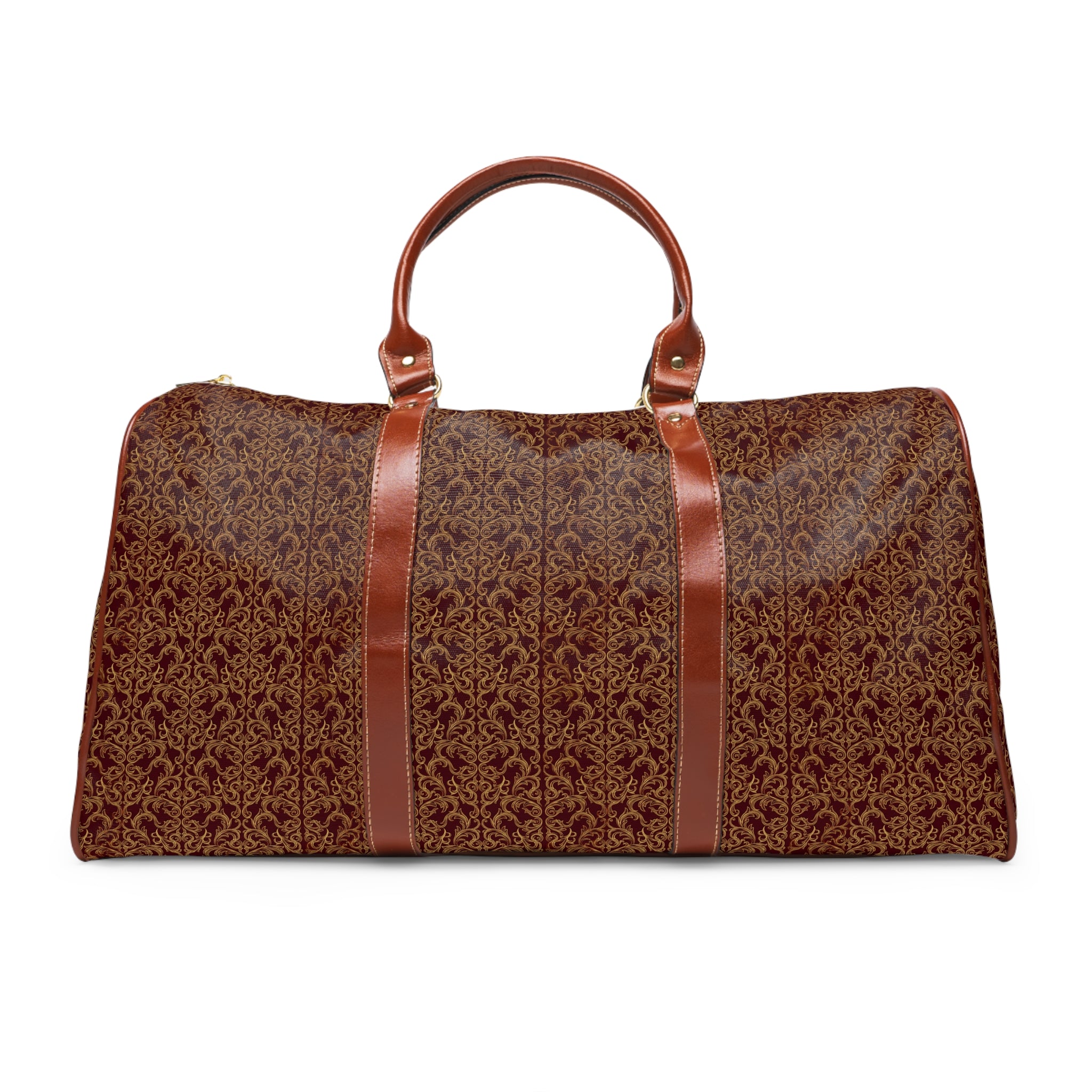 Sandringham - Regal Damask Claret Travel Bag