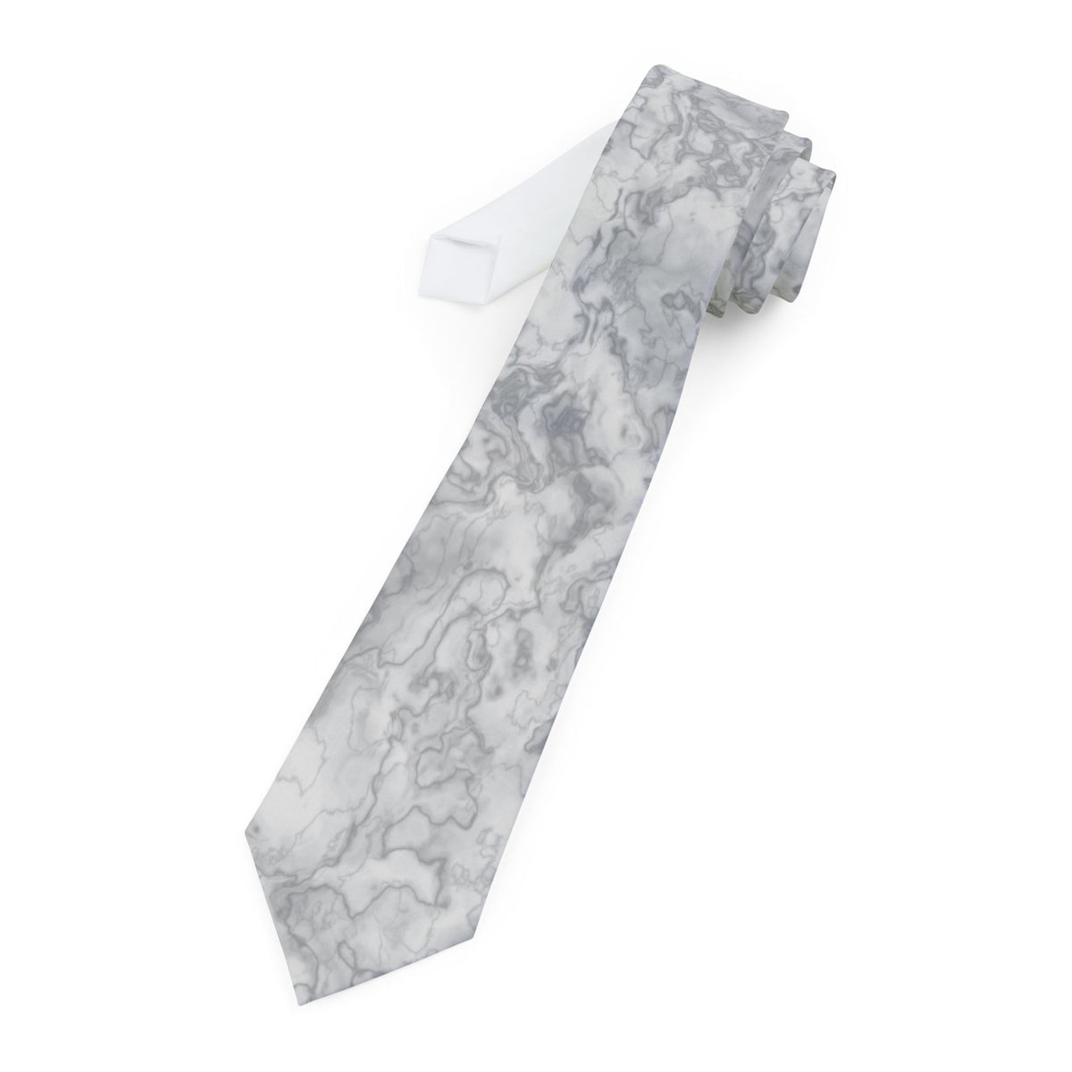 Gyldencrone Satin Edition - White & Grey Marble Tie