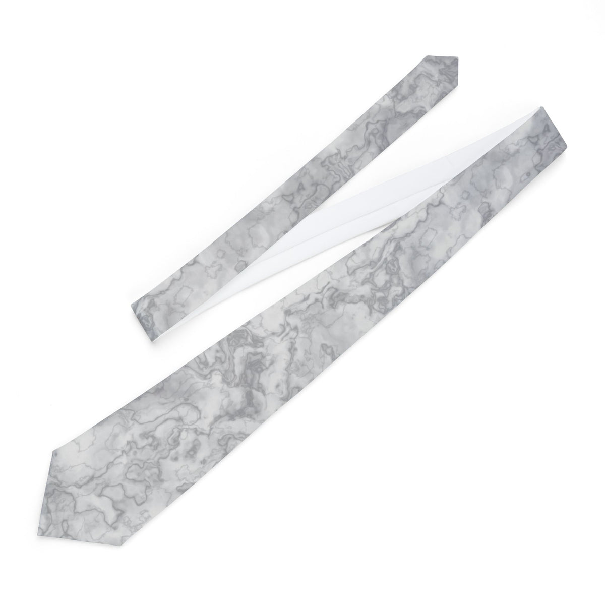 Gyldencrone Satin Edition - White & Grey Marble Tie