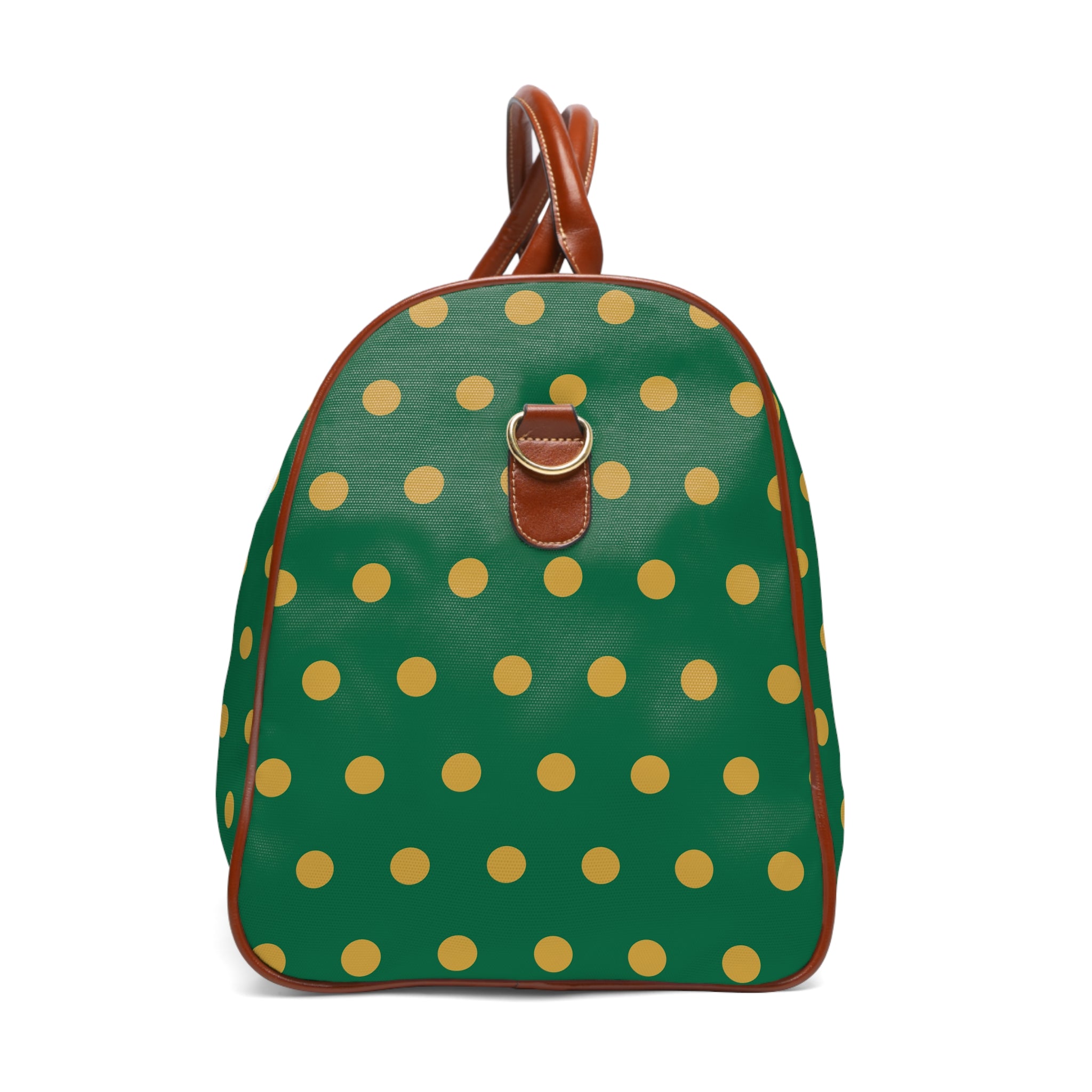 Zagora - Emerald Gold Bold Dot Travel Bag