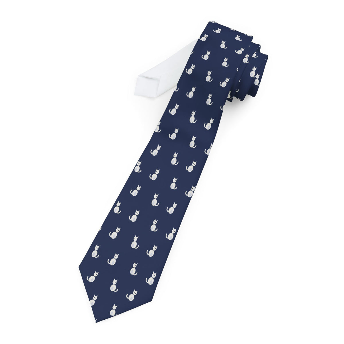 Noiraigue Talisman Tie - Grand Cat Silhouette