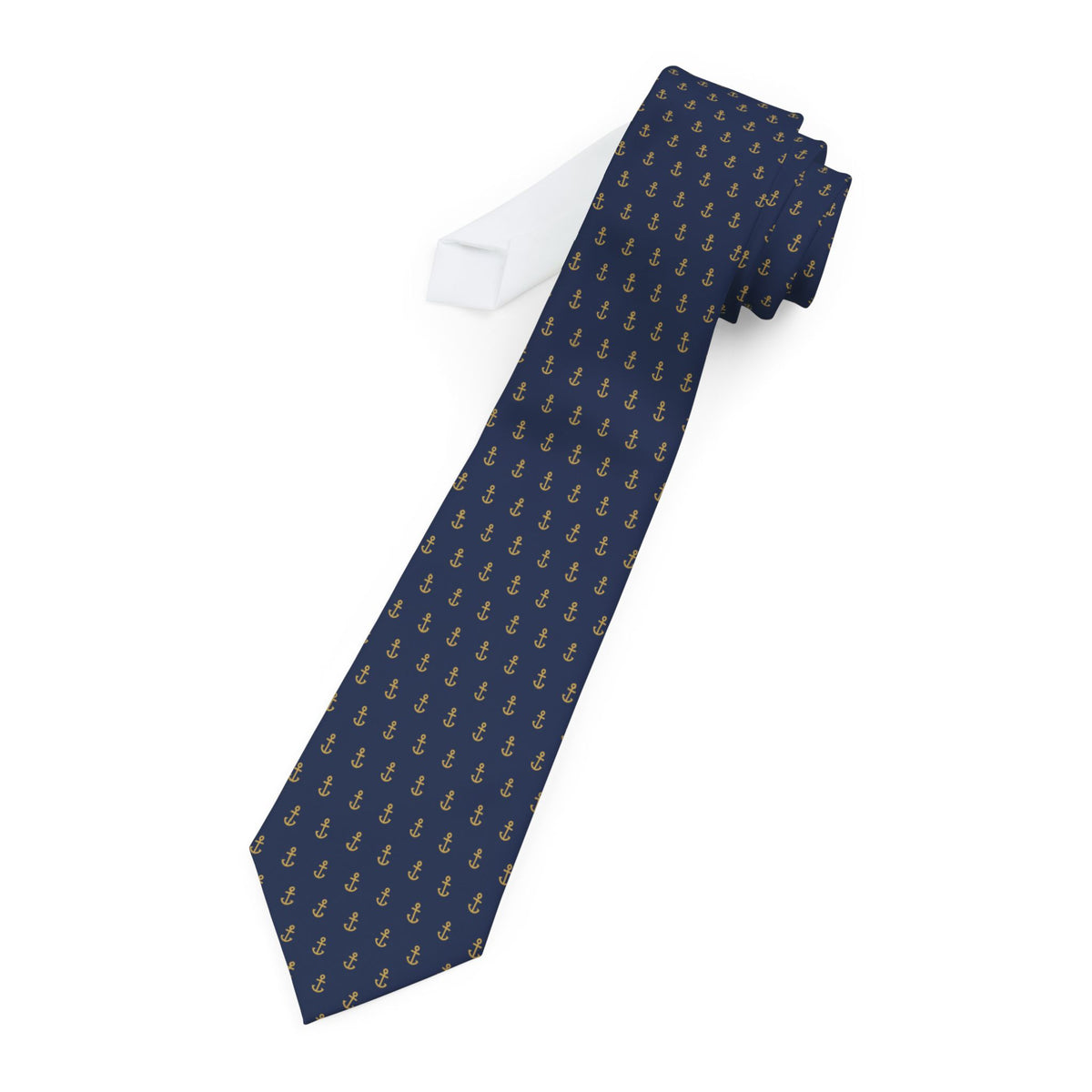 Bevaix Talisman Tie - Golden Anchor Foulard