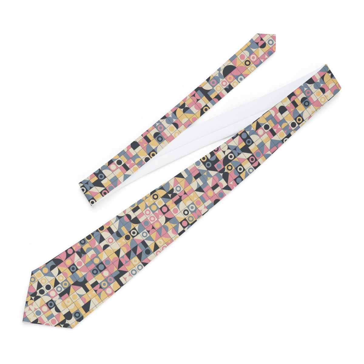 Dyre Satin Edition - Pastel & Charcoal Bauhaus Tie – view 2
