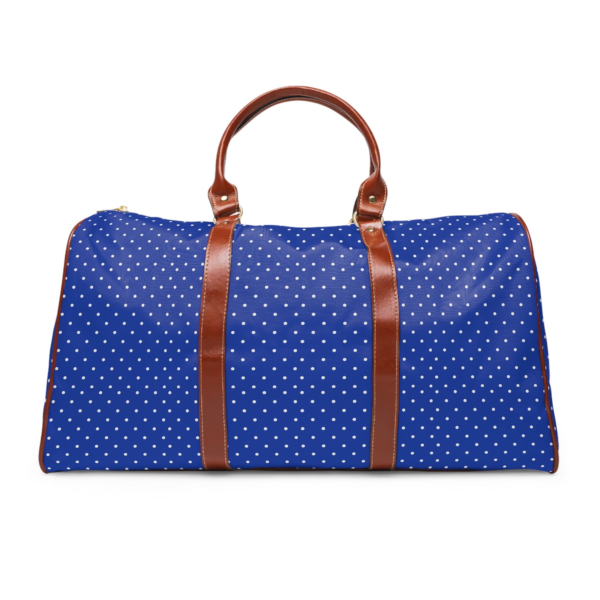 Eze - Royal White Polka Travel Bag