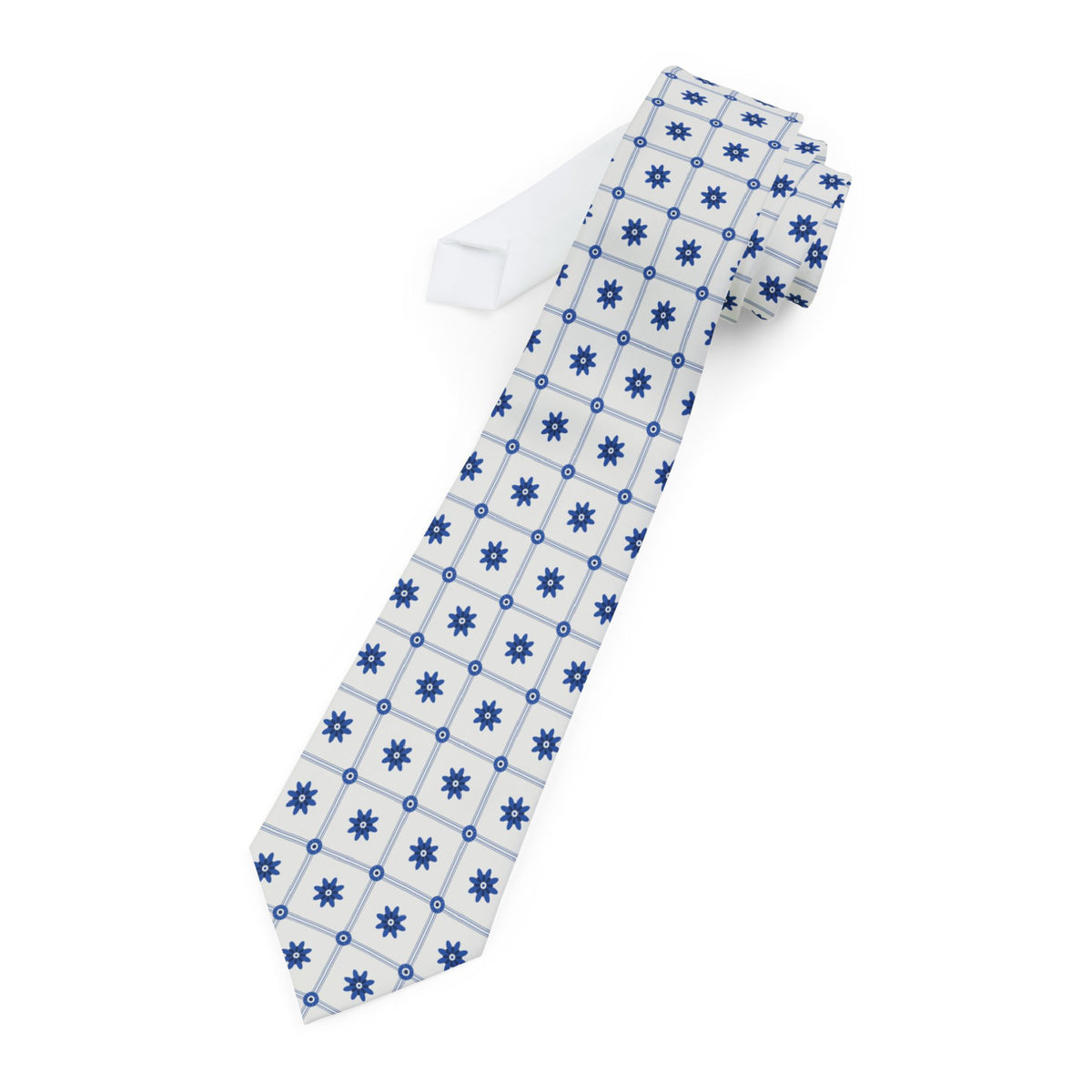 Dierikon Talisman Tie - Delft Tile Blue
