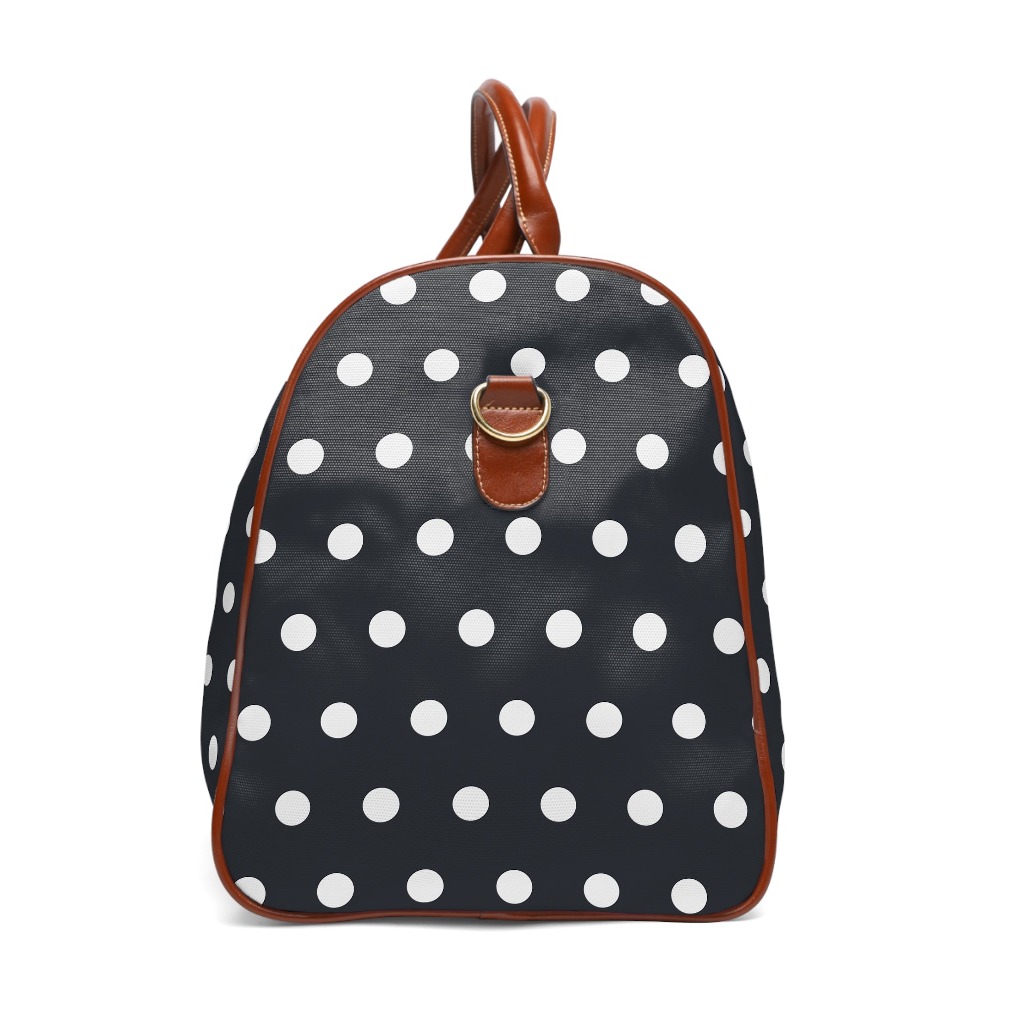 Pistoia - Charcoal White Bold Dot Travel Bag