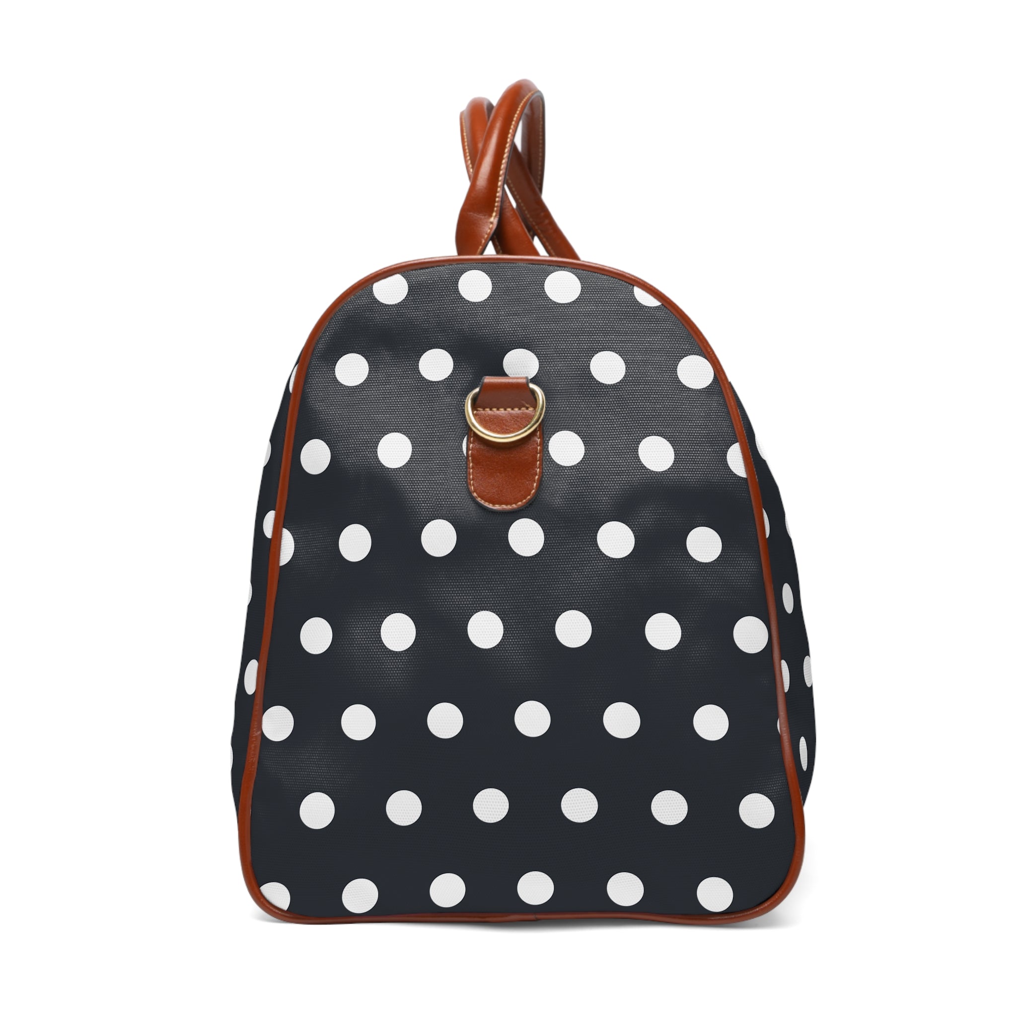 Pistoia - Charcoal White Bold Dot Travel Bag