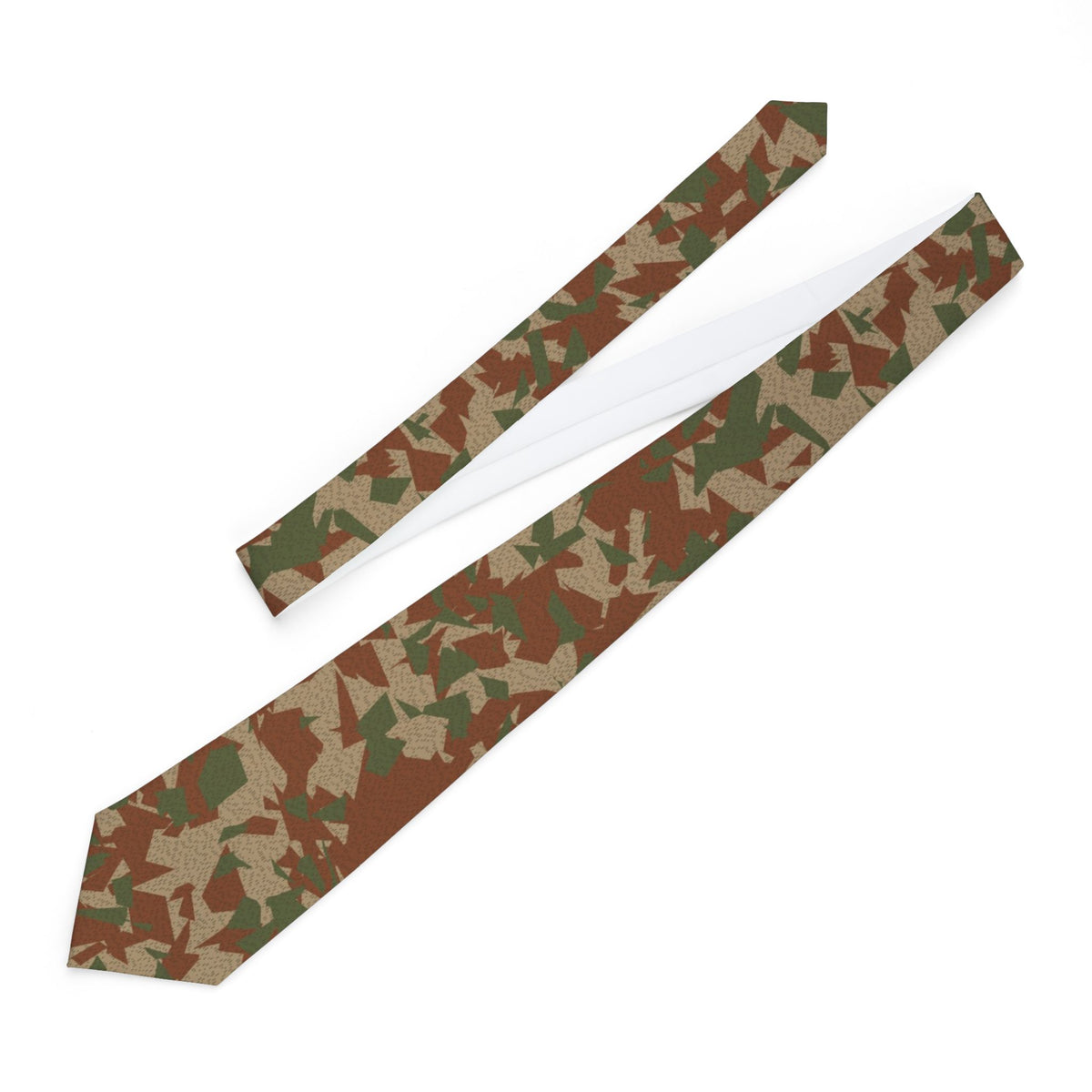 Scharnhorst Satin Edition - Rust & Olive Splinter Camo Tie