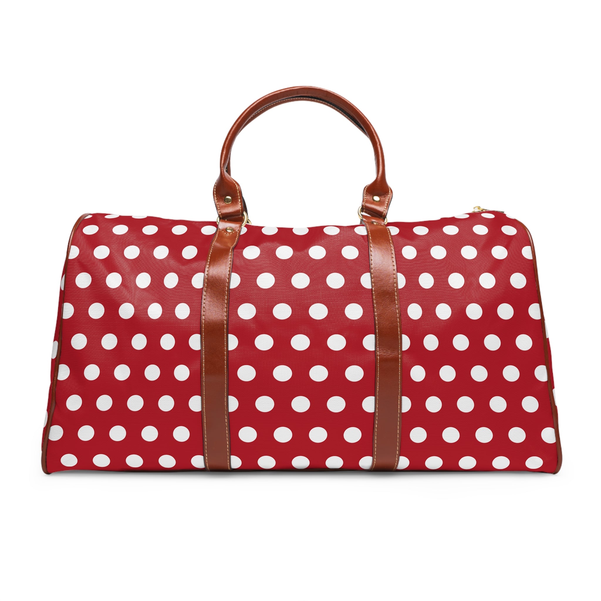 Modena - Red White Bold Dot Travel Bag