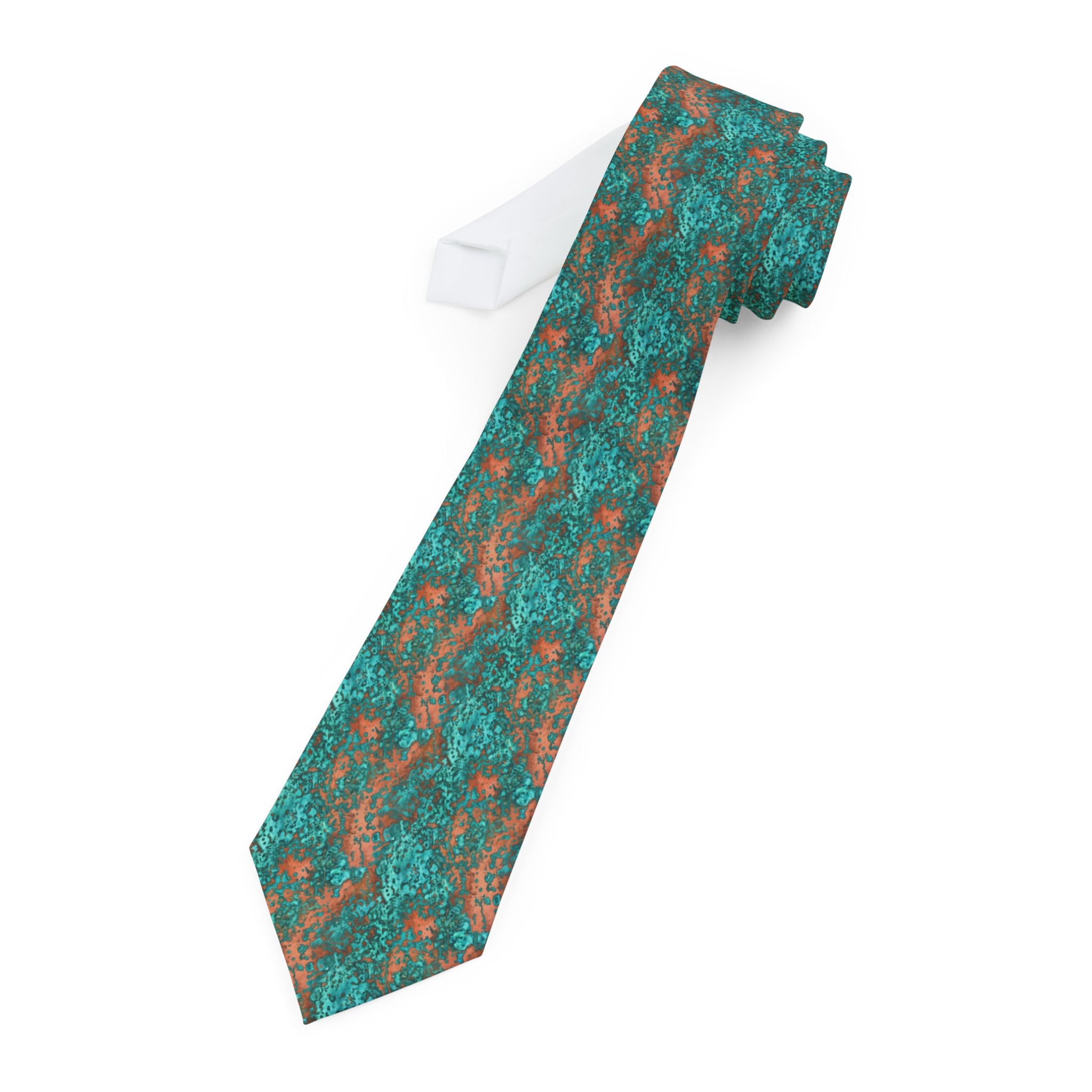Krattigen Talisman Tie - Verdigris Copper Patina